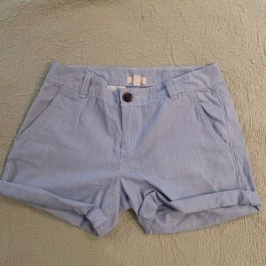 Aerie Blue Bermuda Shorts Relaxed Fit